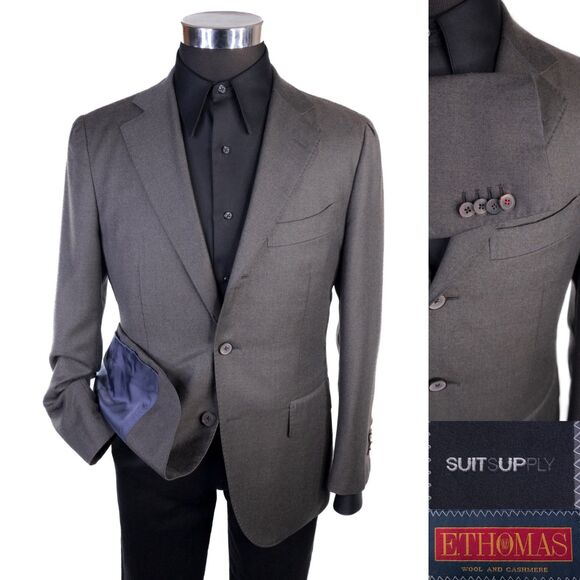 Suitsupply Other - Suitsupply E Thomas Wool Cashmere 38S 3-Button Working Cuffs Sport Coat Blazer